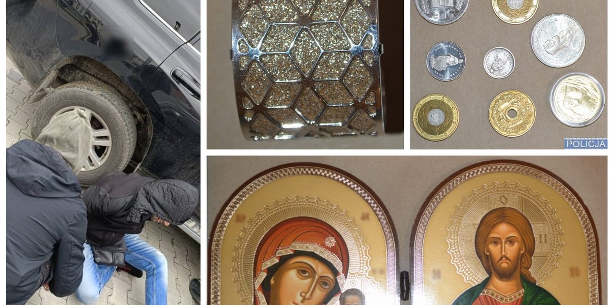 Łupy włamywaczy z rozbitego gangu