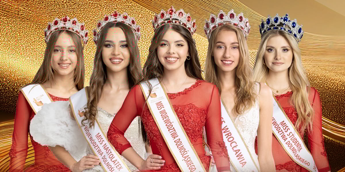 Gala finałowa Miss Nastolatek i Miss Woj. Dolnośląskiego 2023. Na zdjęciu zwyciężczynie z 2022 roku, które dziś przekażą swoje korony
