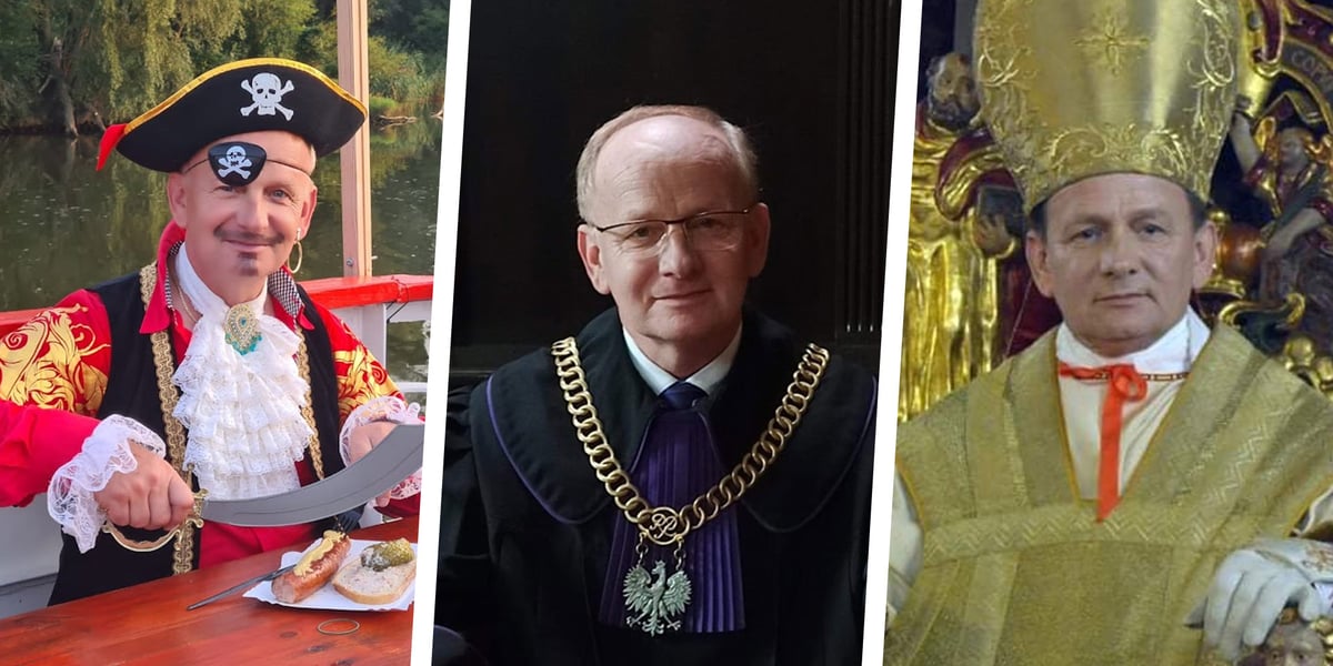 Andrzej Gaszewski i stroje z jego kolekcji