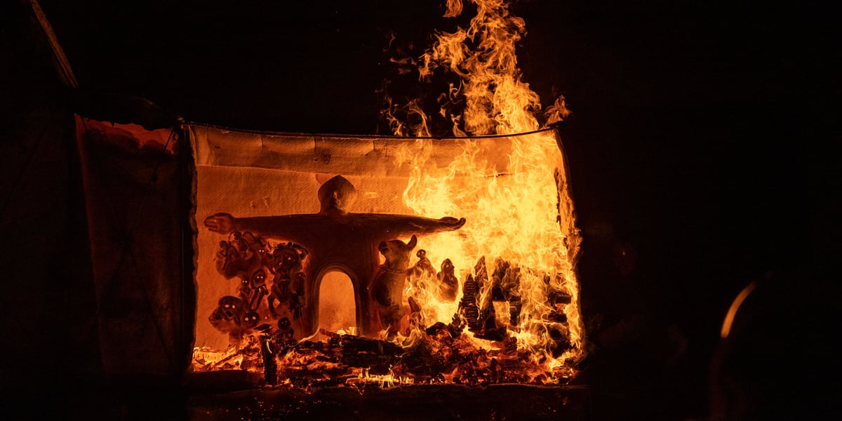 Międzynarodowy Festiwal Wysokich Temperatur - otwarcie pieca do wypału ceramiki