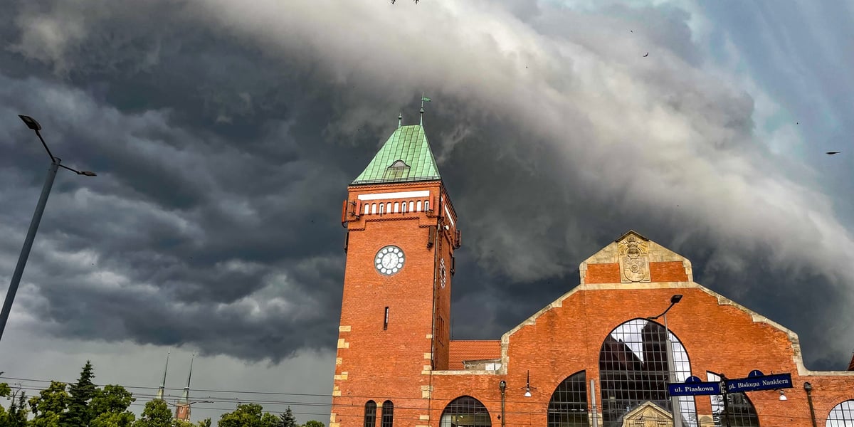 Wał szkwałowy nad Wrocławiem