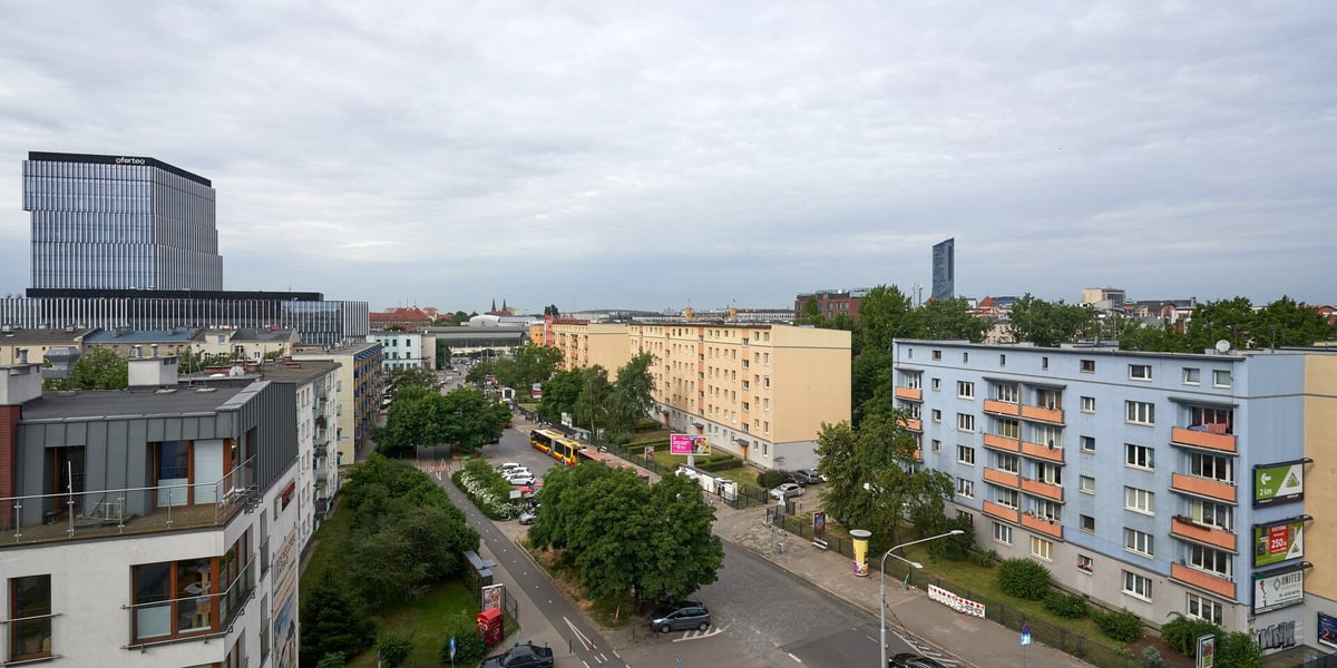 Panorama Wrocławia widziana z Trzonoliniowca