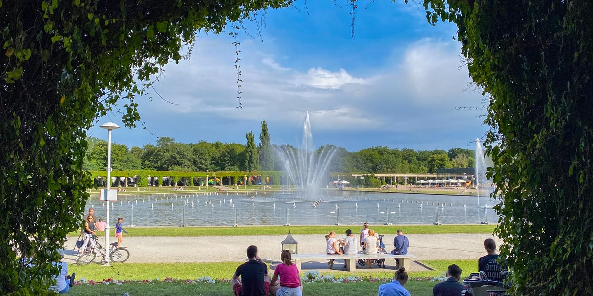 Pergola we Wrocławiu koło hali Stulecia