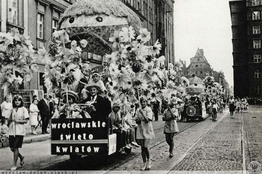 Wrocławskie Święto Kwiatów w 1961 roku