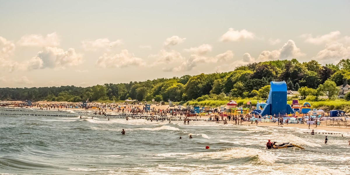 Plaża w Ustce