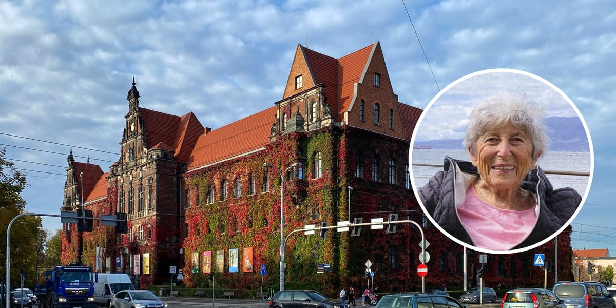 Na zdjęciu portret prof. Markéty Charlota Götz-Stankiewicz oraz gmach Muzeum Narodowego we Wrocławiu