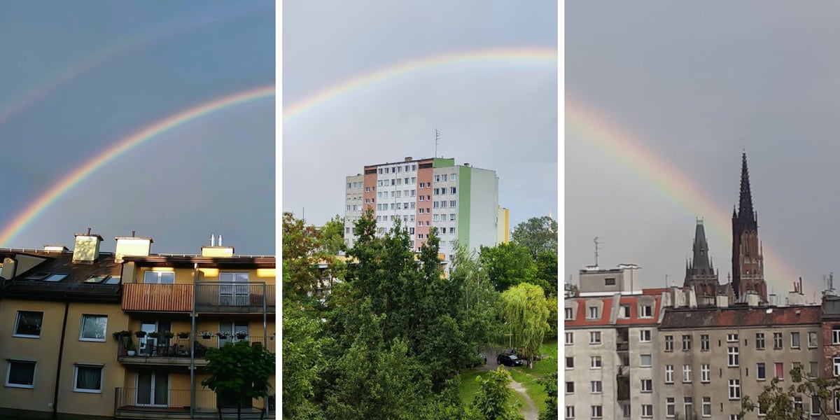 Tęcza nad Wrocławiem