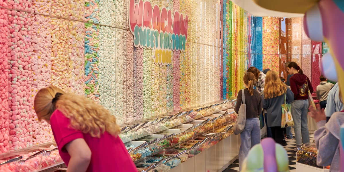 Sweet Factory Store na placu Solnym we Wrocławiu