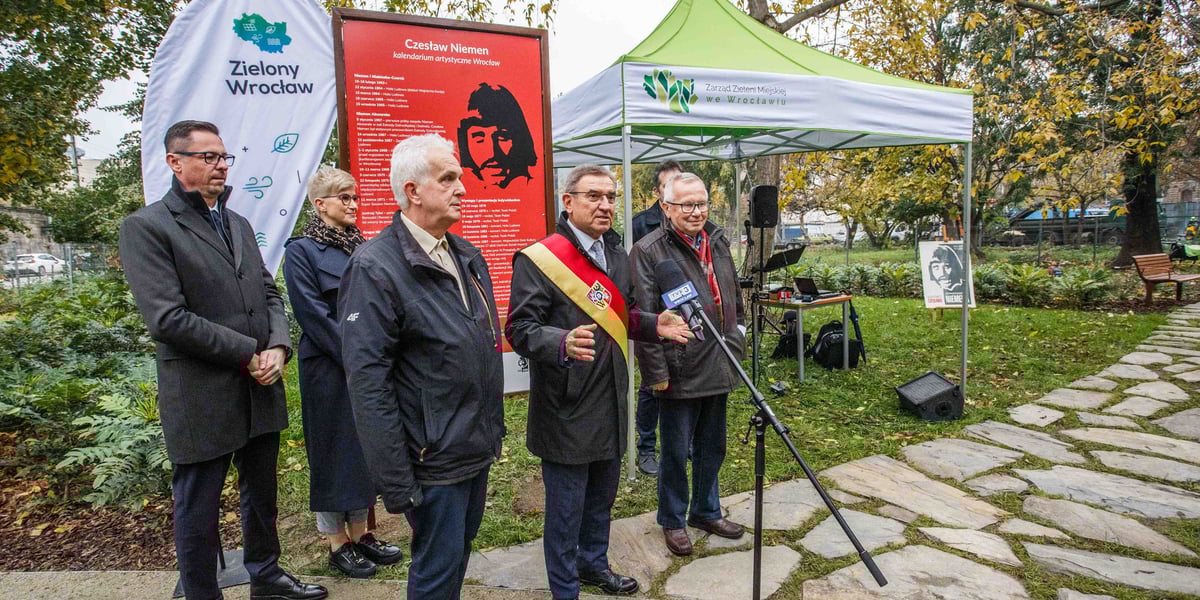 Oficjalne otwarcie skweru Czesława Niemena 