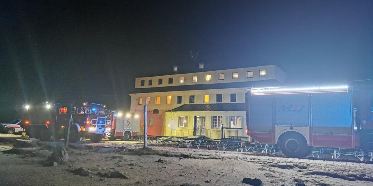Akcja ratunkowa w Domu Śląskim w Karkonoszach