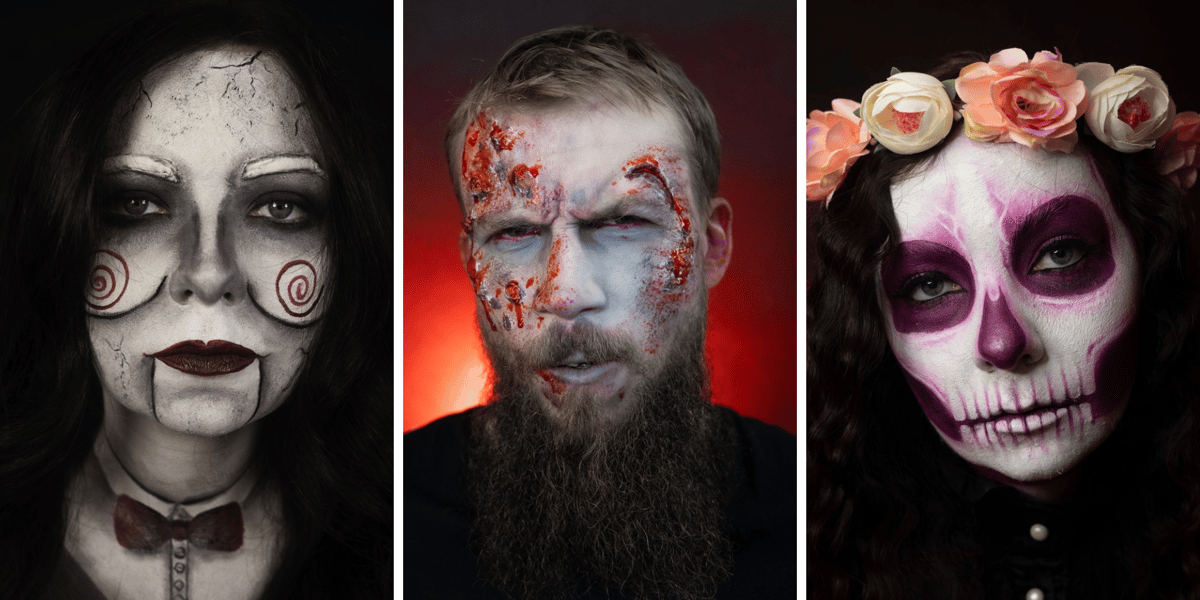 Halloweenowa charakteryzacja Małgorzaty Lewandowskiej-Serkowskiej