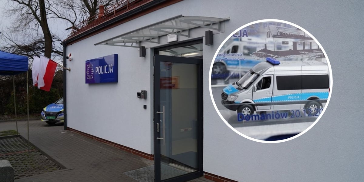 Nowy posterunek policji w Domaniowie