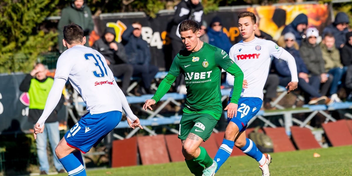 Sparing Śląska Wrocław z Hajdukiem Split