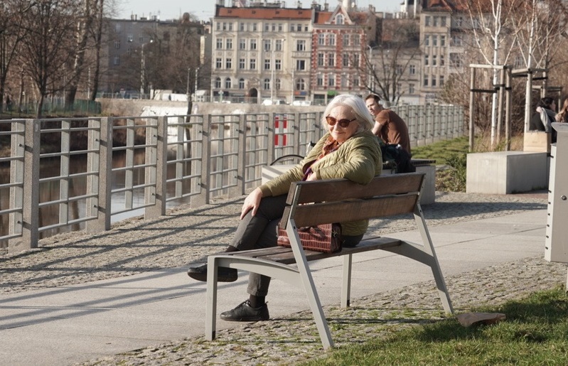 Ciepły dzień we Wrocławiu. 