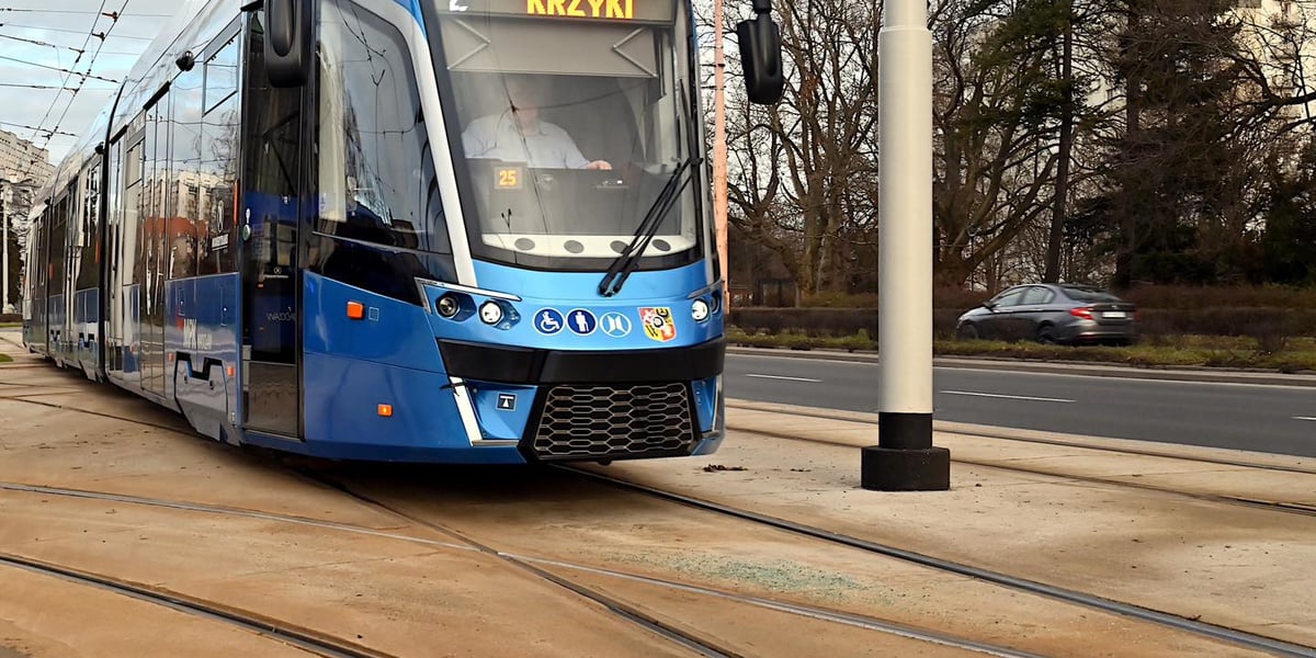 Tramwaj MPK Wrocław - linia 2. 