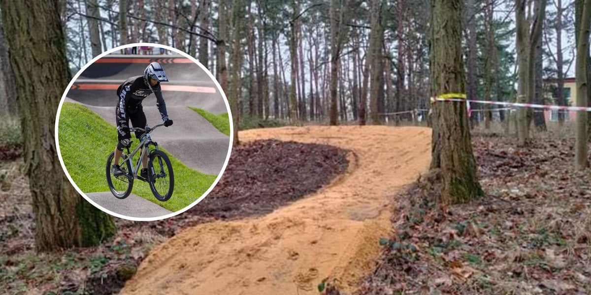 Dolnośląski Rowerowy Park Umiejętności powstaje w Brzegu Dolnym, w owalu rowerzysta