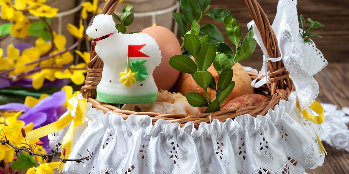 Baranek cukrowy - symbol świąt wielkanocnych