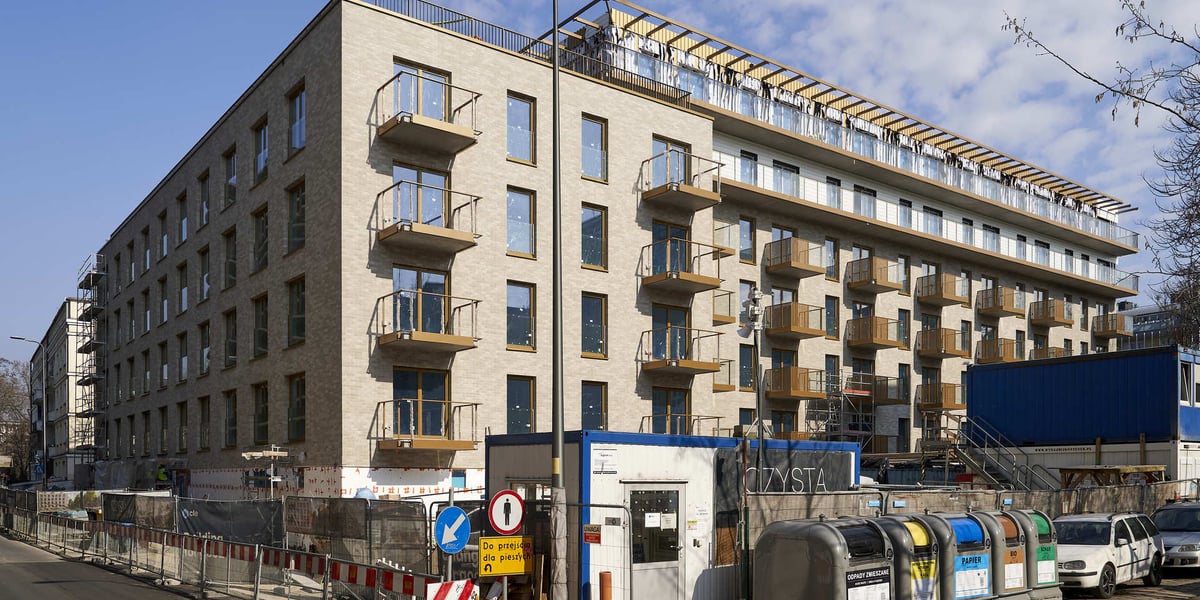 Czysta 4 w trakcie budowy, marzec 2024