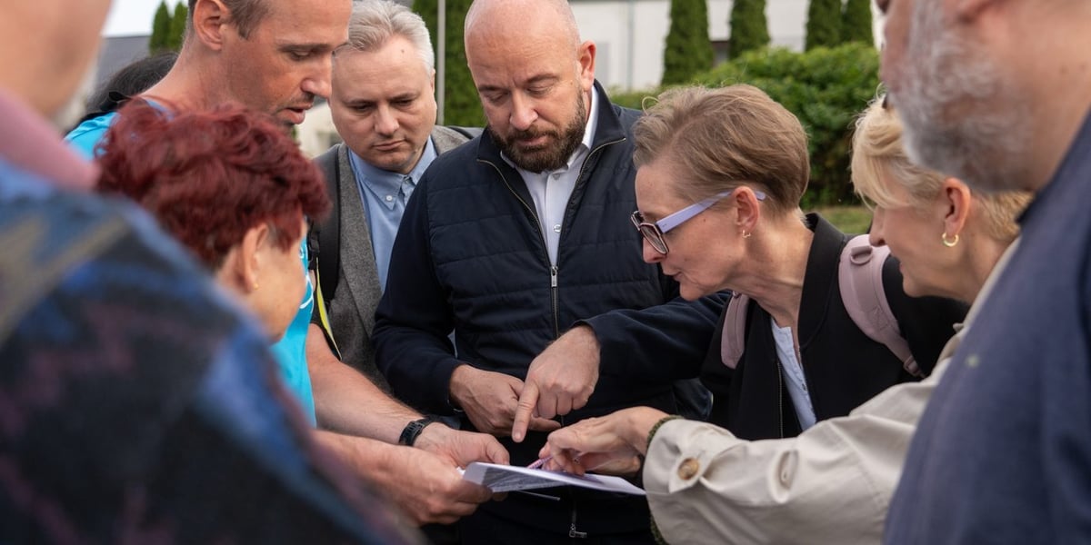 Prezydent Jacek Sutryk z mieszkańcami Ołtaszyna