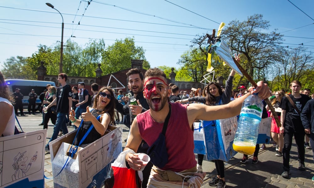 Pochód studentów Juwenalia 2017 