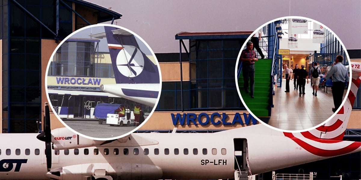 Stary terminal wrocławskiego lotniskach
