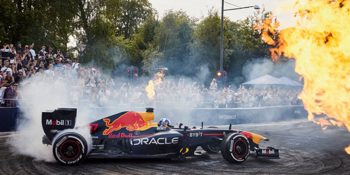 Na zdjęciu bolid Red Bull Racing.