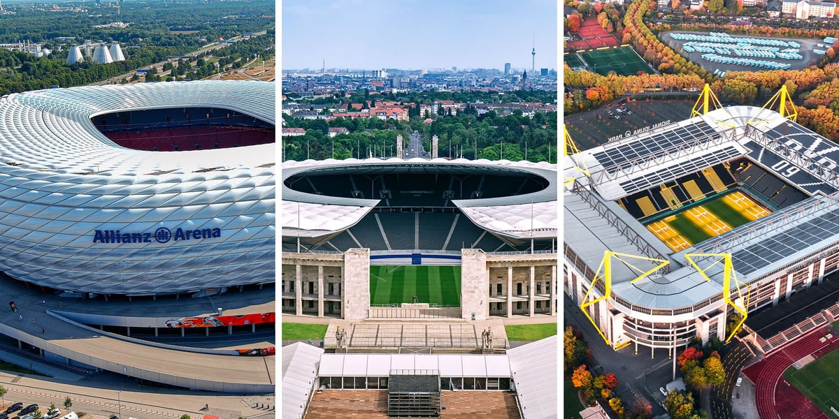 Stadiony na Euro 2024: wśród 10 najlepsze reprezentacje Europy zagrają m.in. w Monachium, Berlinie i Dortmundzie