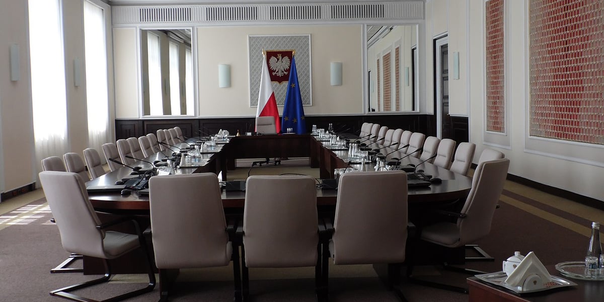 Sala im. Andrzeja Frycza Modrzejewskiego w Kancelarii Prezesa Rady Ministrów, zdjęcie ilustracyjne