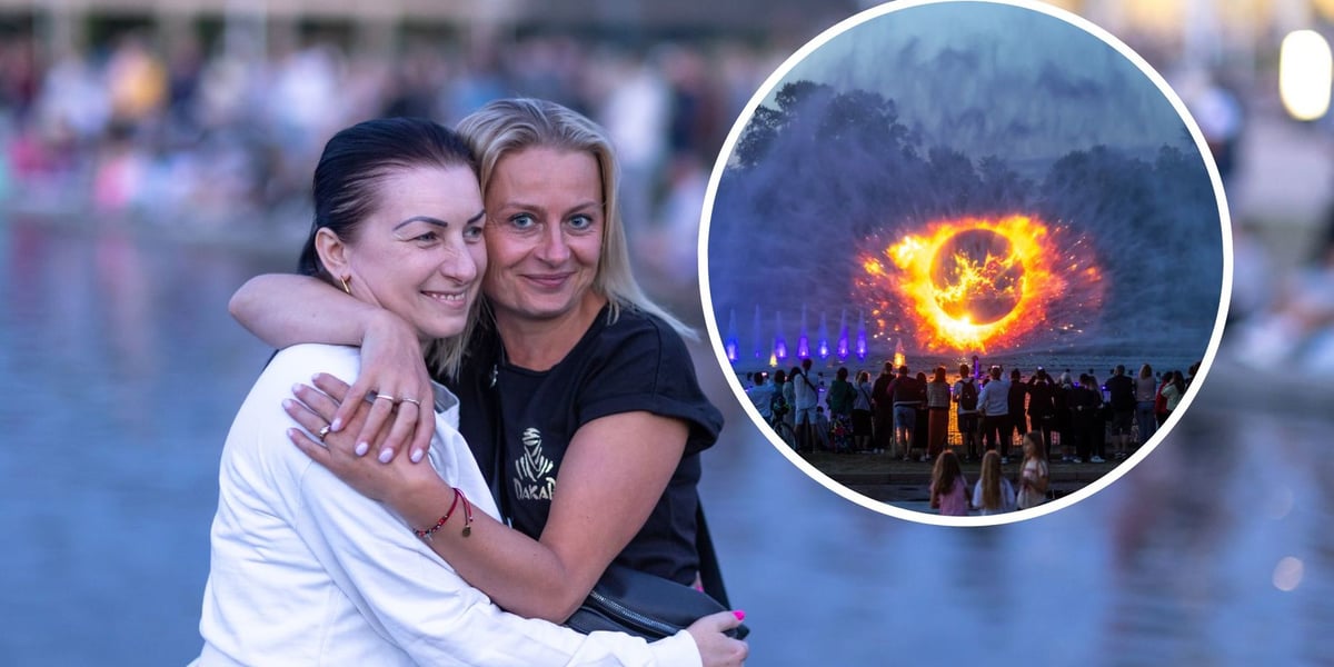 Fontanna Multimedialna pokaz specjalny 2024. Zobaczcie zdjęcia