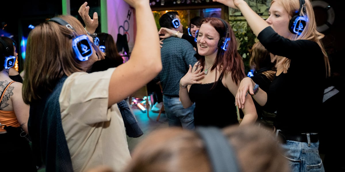 silent disco z Teatrem Dialogu, zdjęcie archiwalne