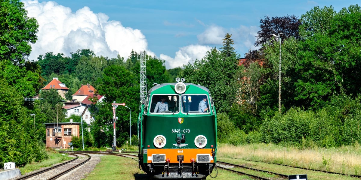 Zielona lokomotywa