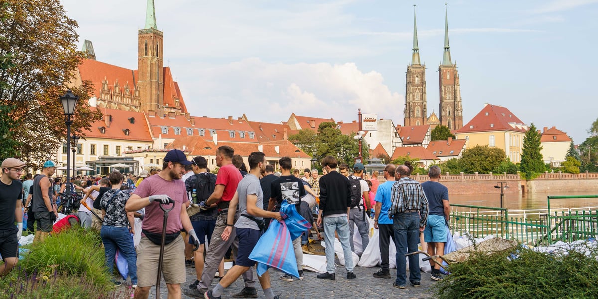 Mieszkańcy jednoczą się przy budowie wałów w okolicach Ostrowa Tumskiego