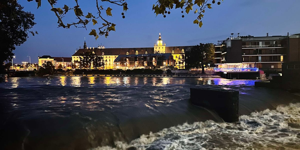 Odra we Wrocławiu,  19 września