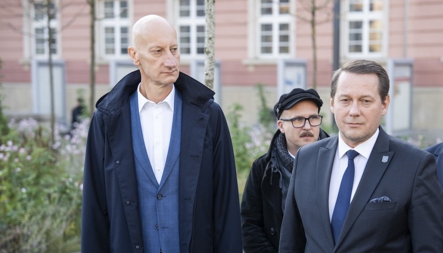 Od lewej: Jacek Barski,  dyrektor Departamentu Urbanistyki i Architektury UMW, mianowany Architektem Miasta, dr Michał Duda, dyrektor Muzeum Architektury, Michał Młyńczak, wiceprezydent Wrocławia