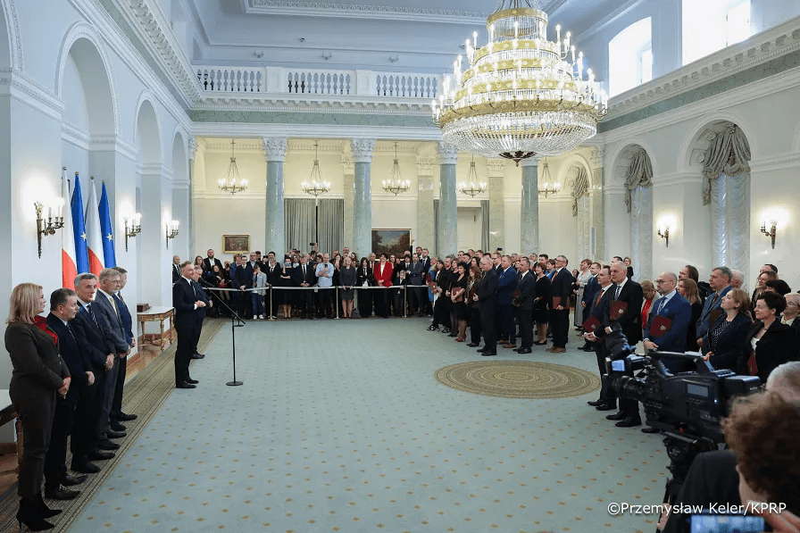 Wręczenie nominacji profesorskich w Pałacu Prezydenckim