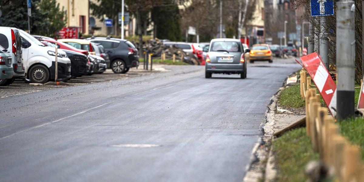 Ulica Bezpieczna w przedostatni dzień remontu 