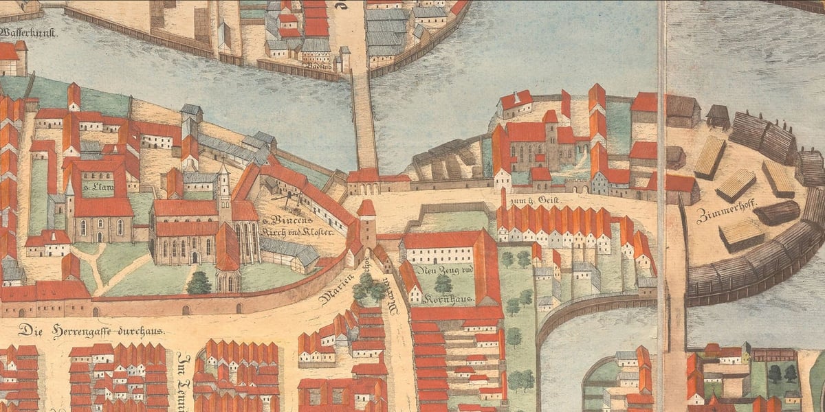 Okolice kościoła św. Wincentego, 1562