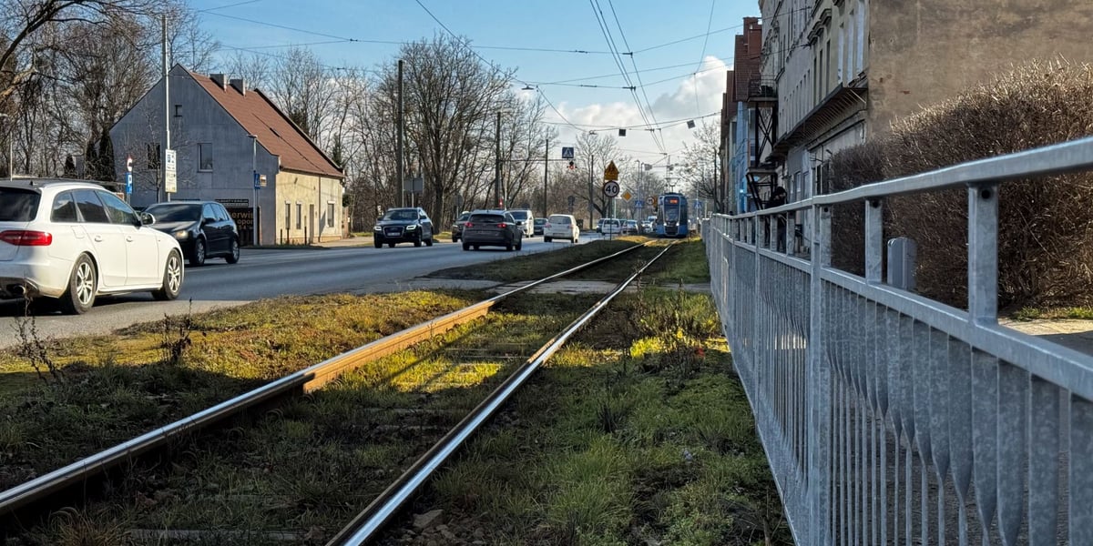 Ulica Opolska z lotu ptaka. Jej przebudowa i budowa torowiska istotnie poprawi komunikację na Księżu  
