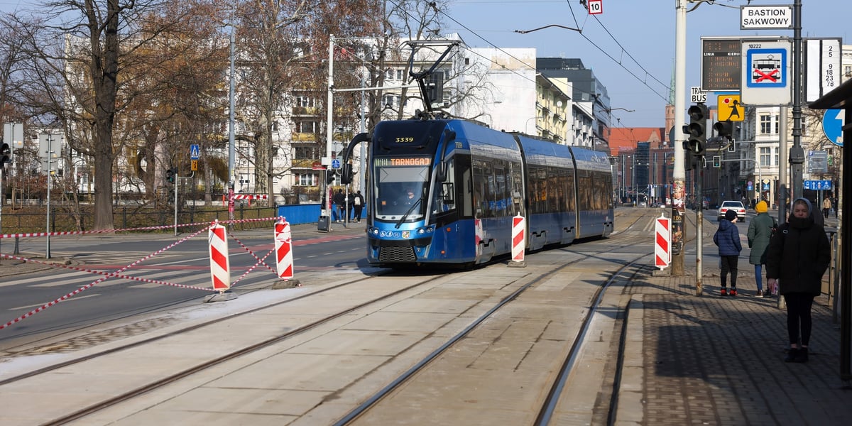 Tramwaje wróciły na ulice Kołłątaja 8 lutego
