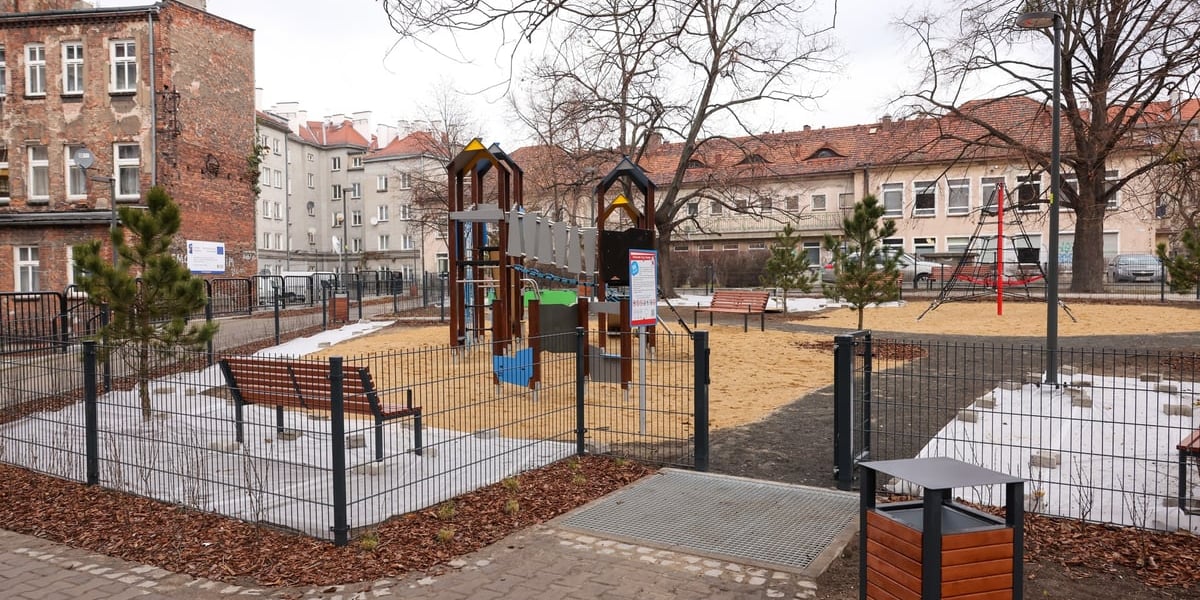Wyremontowane podwórko w kwartale Jaracza – Orzeszkowej – Wyszyńskiego - Nowowiejska