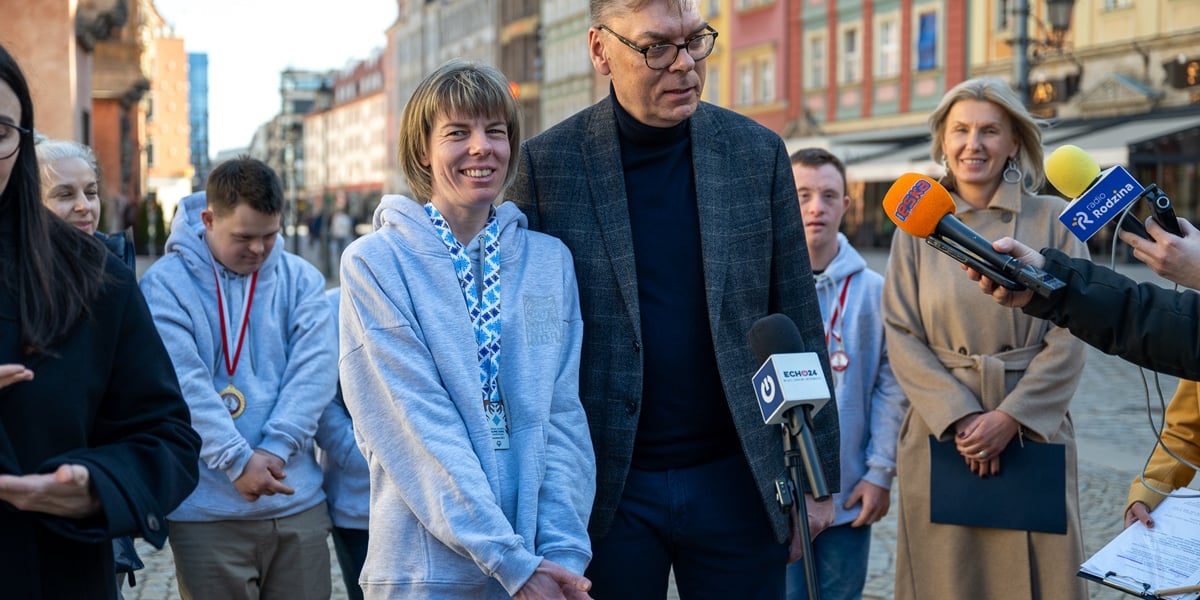 Hanna Ciechanowicz z tatą (i trenerem) Jaromirem Ciechanowiczem