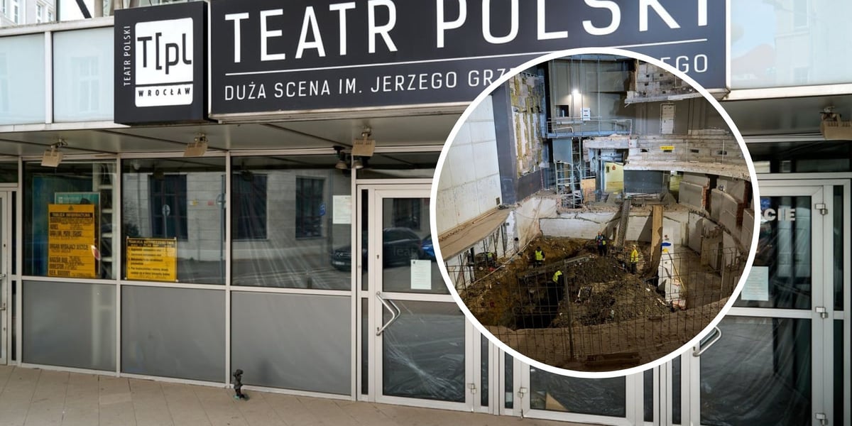 Remont Dużej Sceny w Teatrze Polskim we Wrocławiu (marzec 2025)