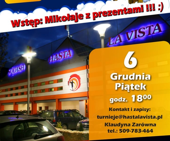 6.12. - Mikołajkowy turniej squasha