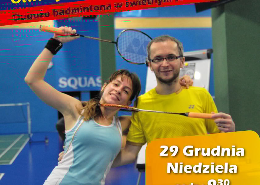 29.12. – otwarty turniej badmintona