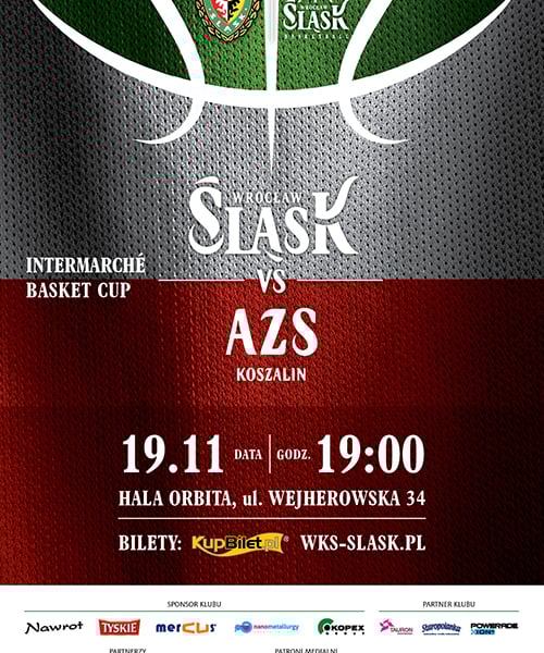 Bilety na mecz Śląsk – AZS (konkurs zakończony)
