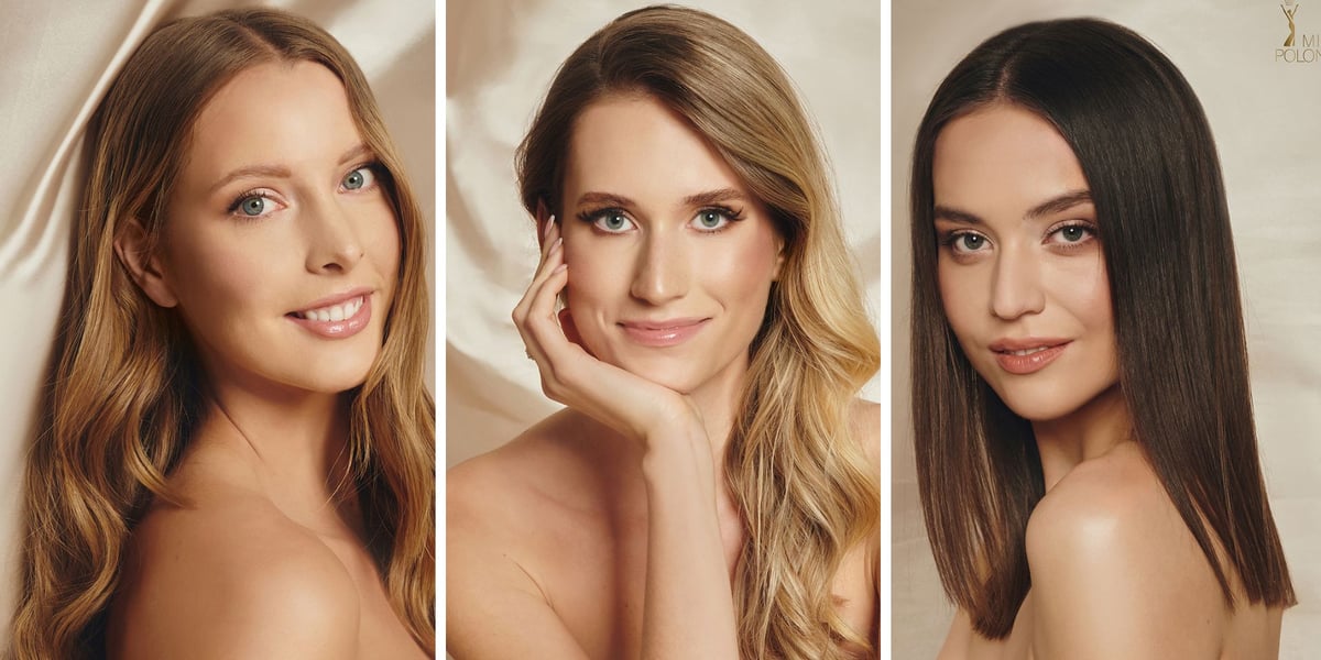 Portrety trzech finalistek: Ewelina Maciejewska (Wrocław), Aleksandra Jocz (Wrocław), Julia Lachowicz (Warszawa)