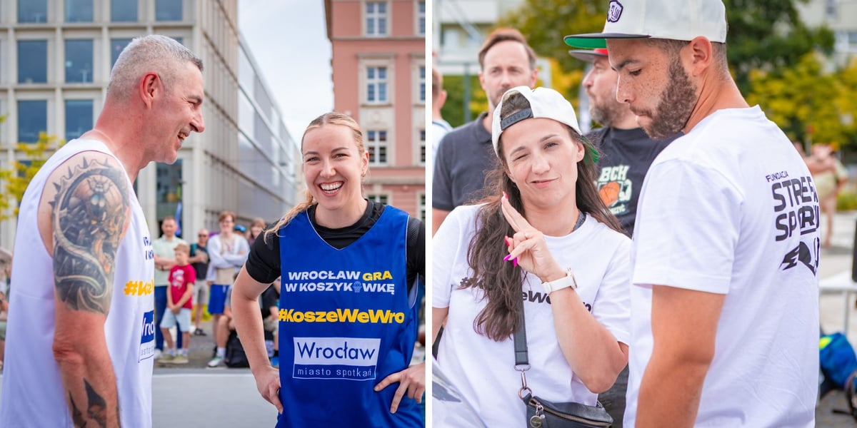 Martyna Pyka i Maciej Zieliński | Magdalena Chanas i Damian Karykowski z fundacji Stefa Sportu 