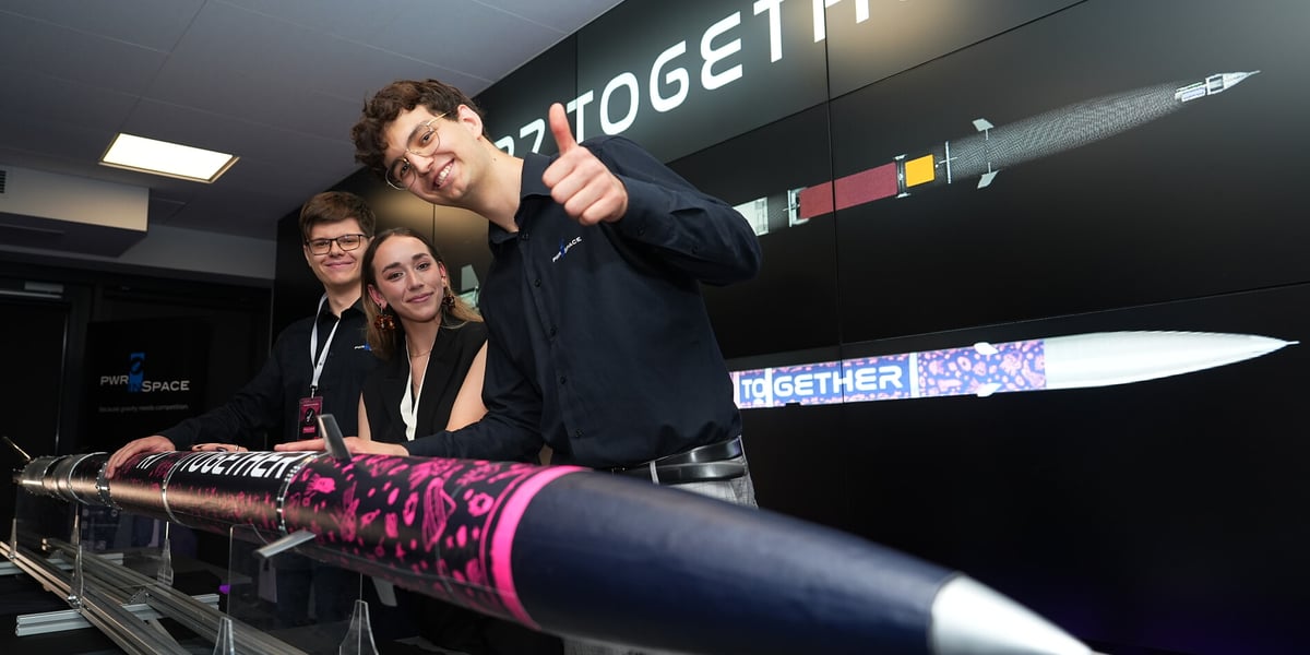 Premiera rakiety R7 "Together", skonstruowanej przez studentów Politechniki Wrocławskiej