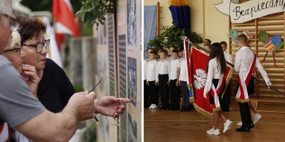 Dorośli i dzieci. Wojewódzkie zakończenie roku szkolnego i niezwykła wystawa w pierwszej szkole na Dolnym Śląsku