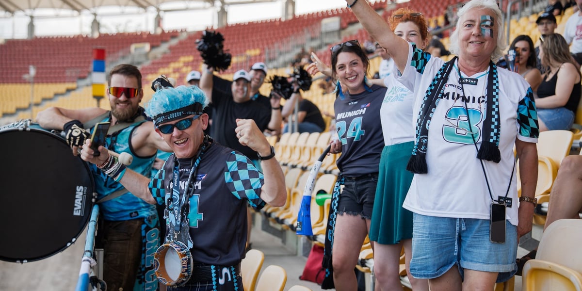 Mecz Panthers Wrocław - Munich Ravens na Stadionie Olimpijskim. Zdjęcia z meczu oraz kibiców, 16 sierpnia 2025 r.